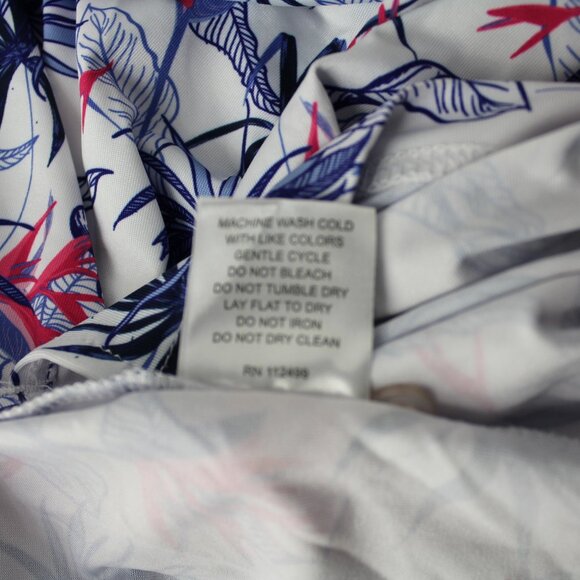 TailorByrd men's polo floral shirt top size 2XL XXL performance golf SPF 30 - Picture 10 of 10